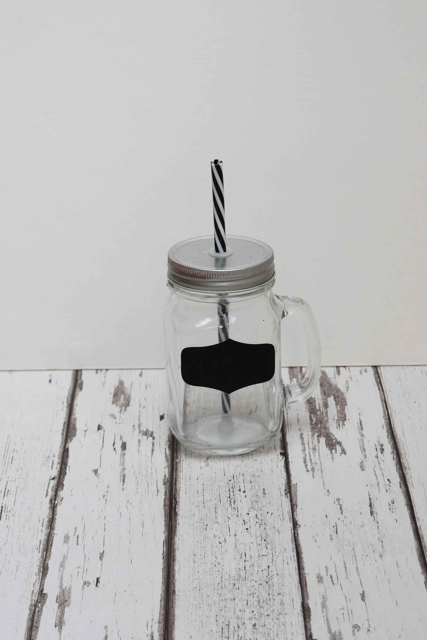 Chalkboard Mason Jars Simply Borrowed